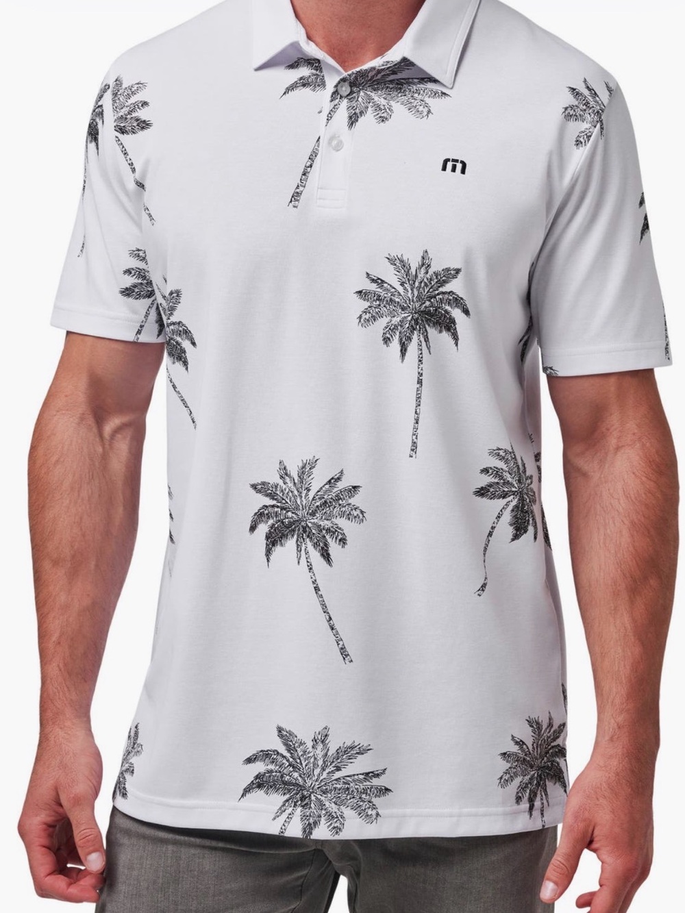 Travis Mathew Mesic Palm Tree Polo